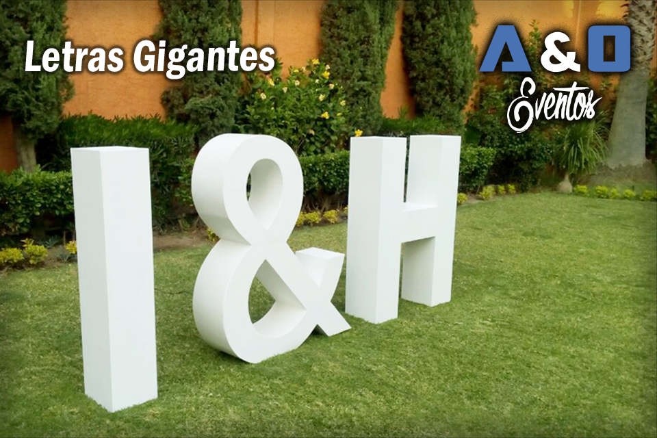 Letras Gigantes para Eventos