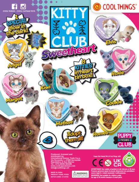 Kitty Club in 50mm vending capsules