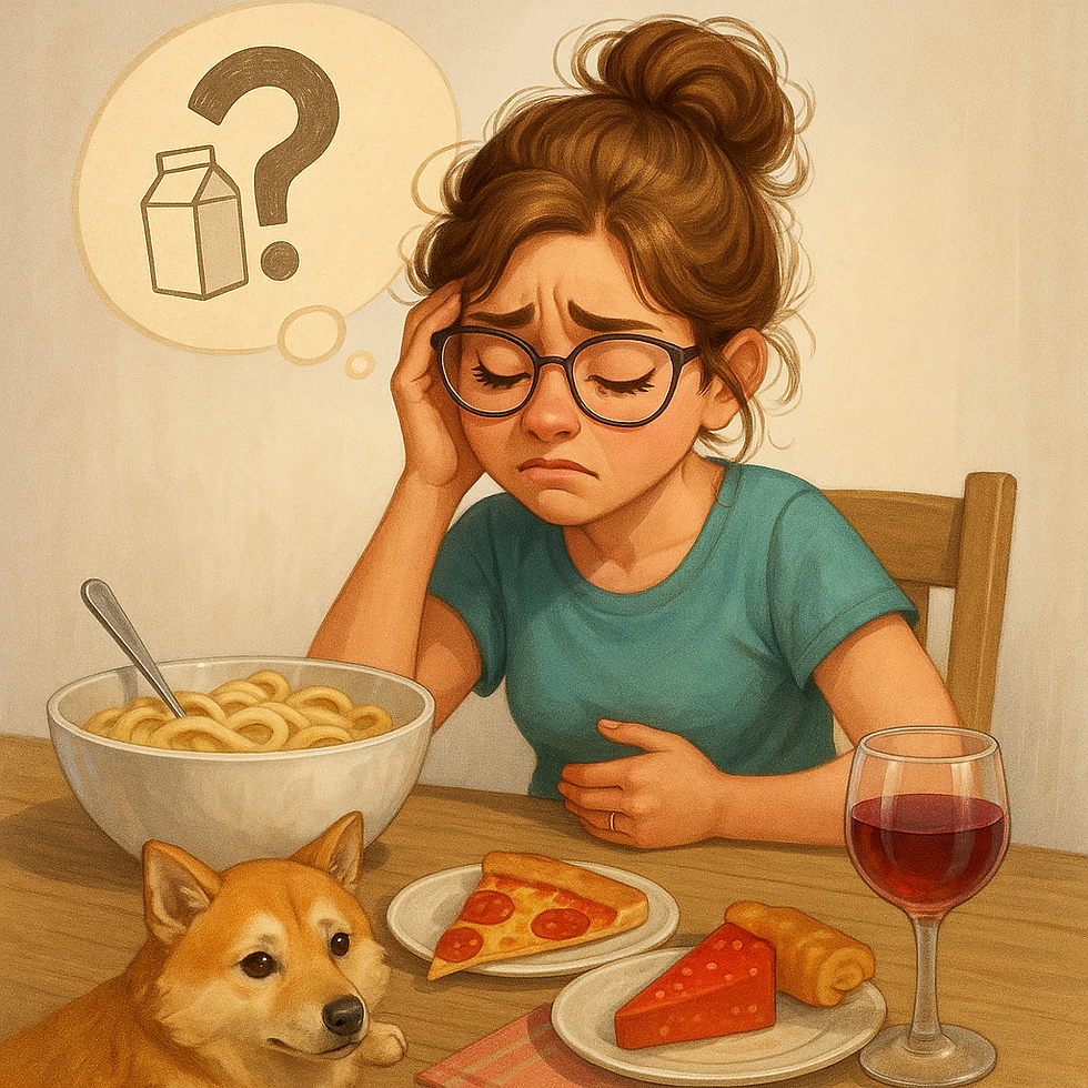 Reacting to foods I've always loved and tolerated.