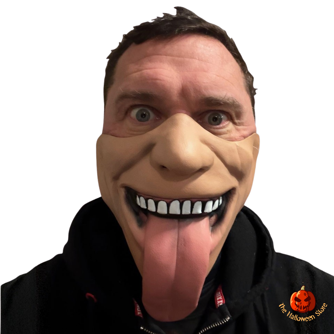 Lick Half Mask - Adult Soft Latex Face Mask