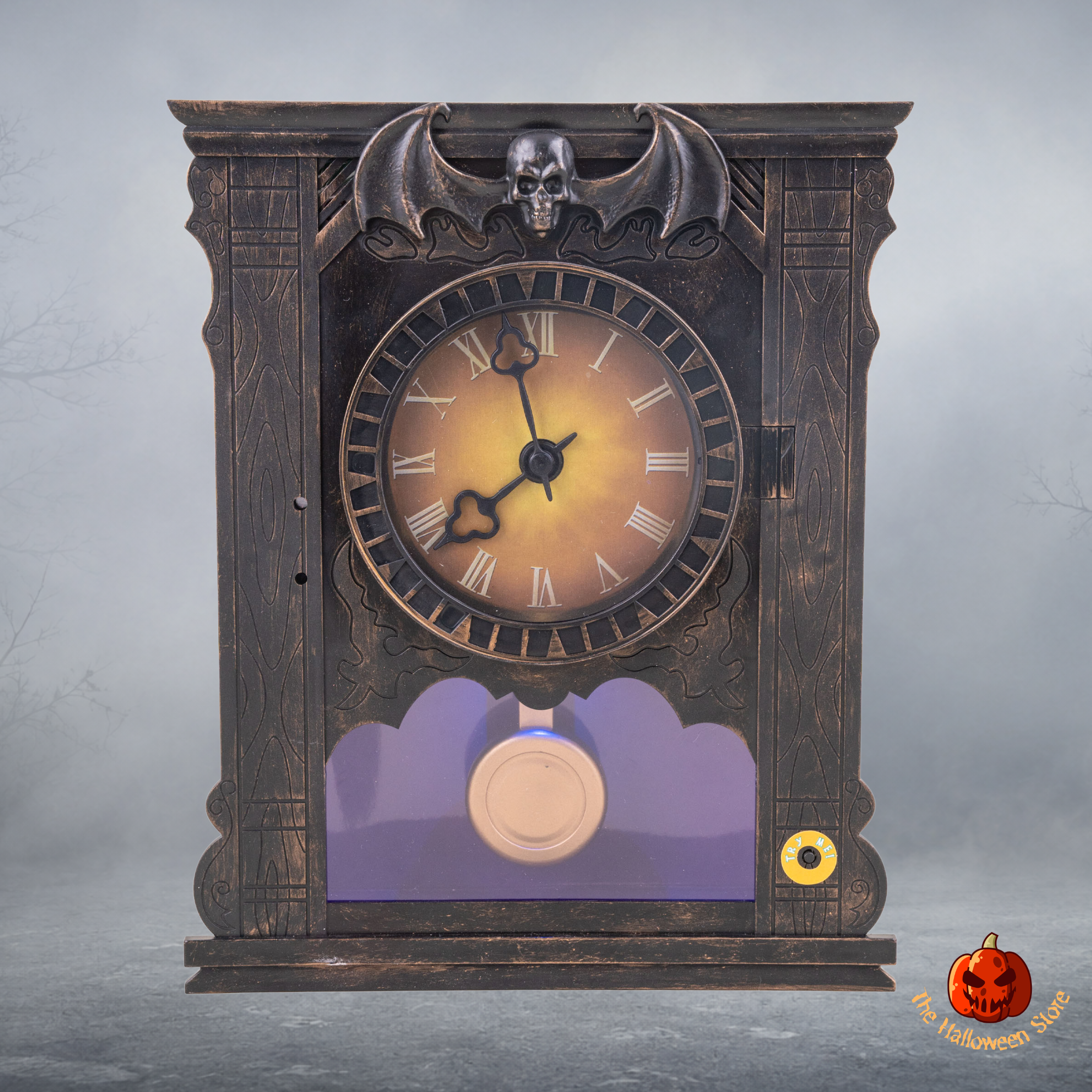 The Haunted Pendulum Clock Animated Tabletop Prop