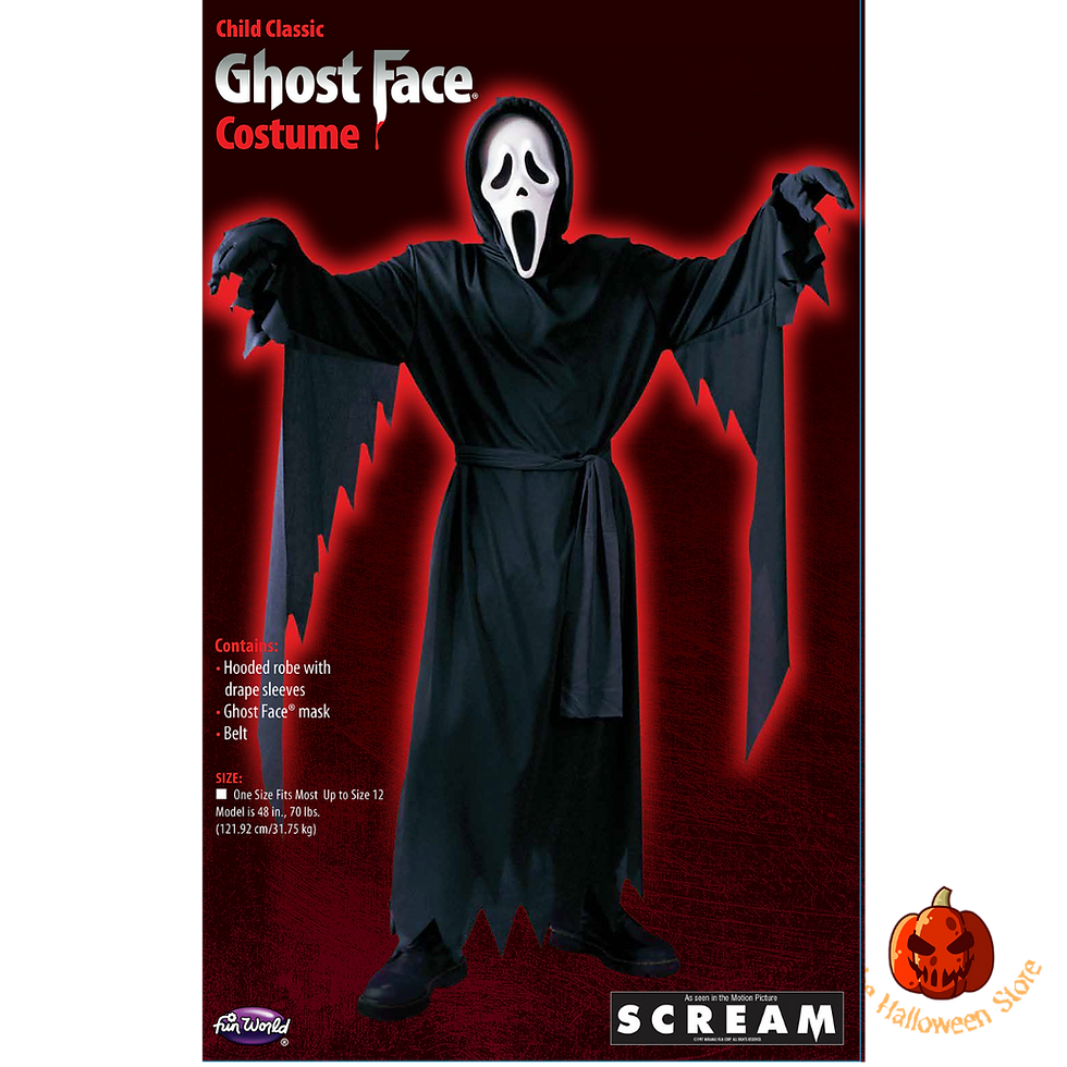 Thumbnail: Ghost Face Scream Costume - Child