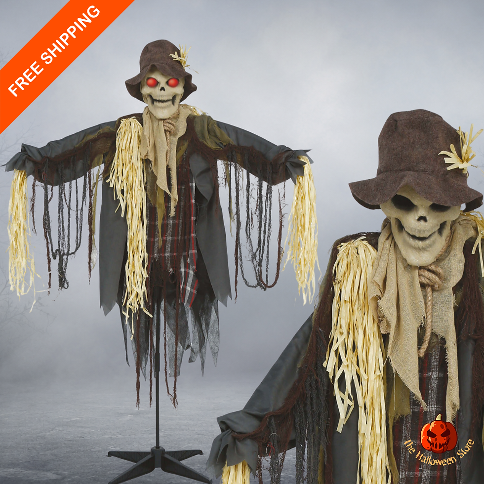 Thumbnail: The Deadfield Scarecrow Animated Prop - 5.7ft