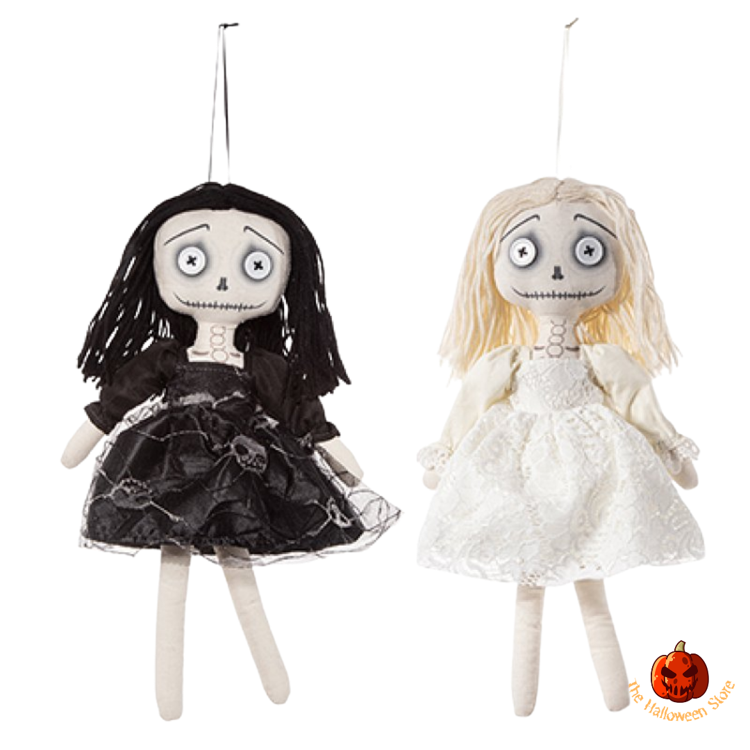 Hanging Ghost Dolls Decoration 35.5cm - 2 Assorted