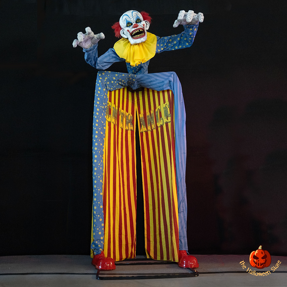 Thumbnail: Big Top Terror Clown Animated Prop - 9.5ft