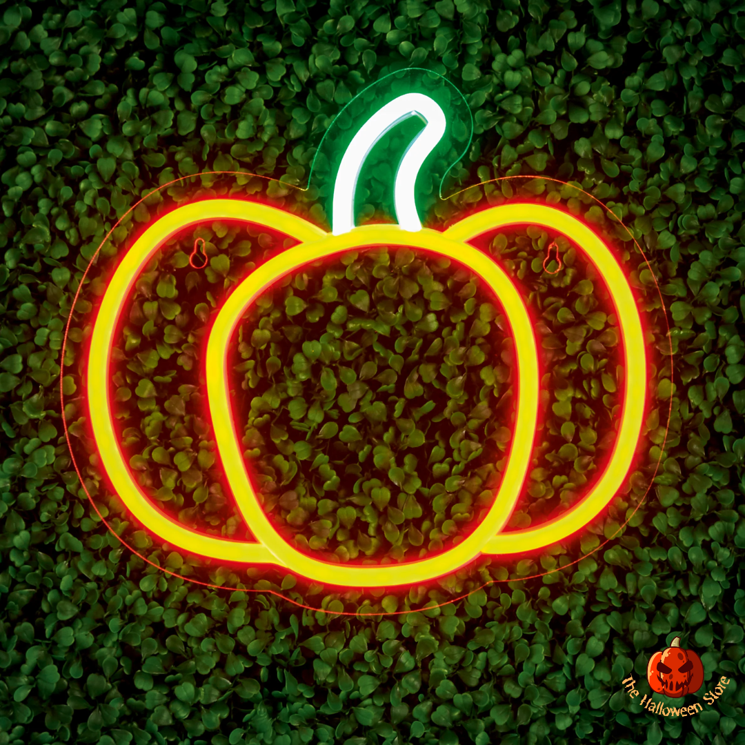 Autumn Pumpkin LED Neon Sign - 25cm