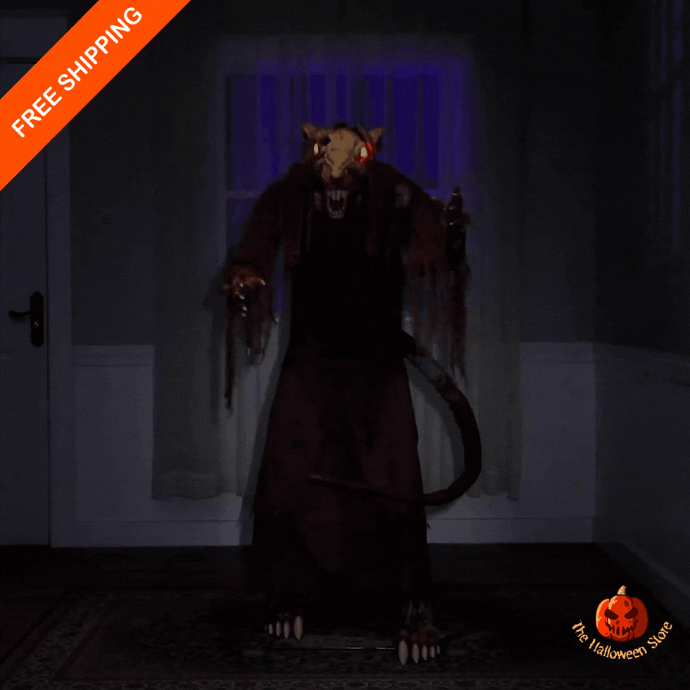 Mangey Rat Animated Prop - 4.9ft