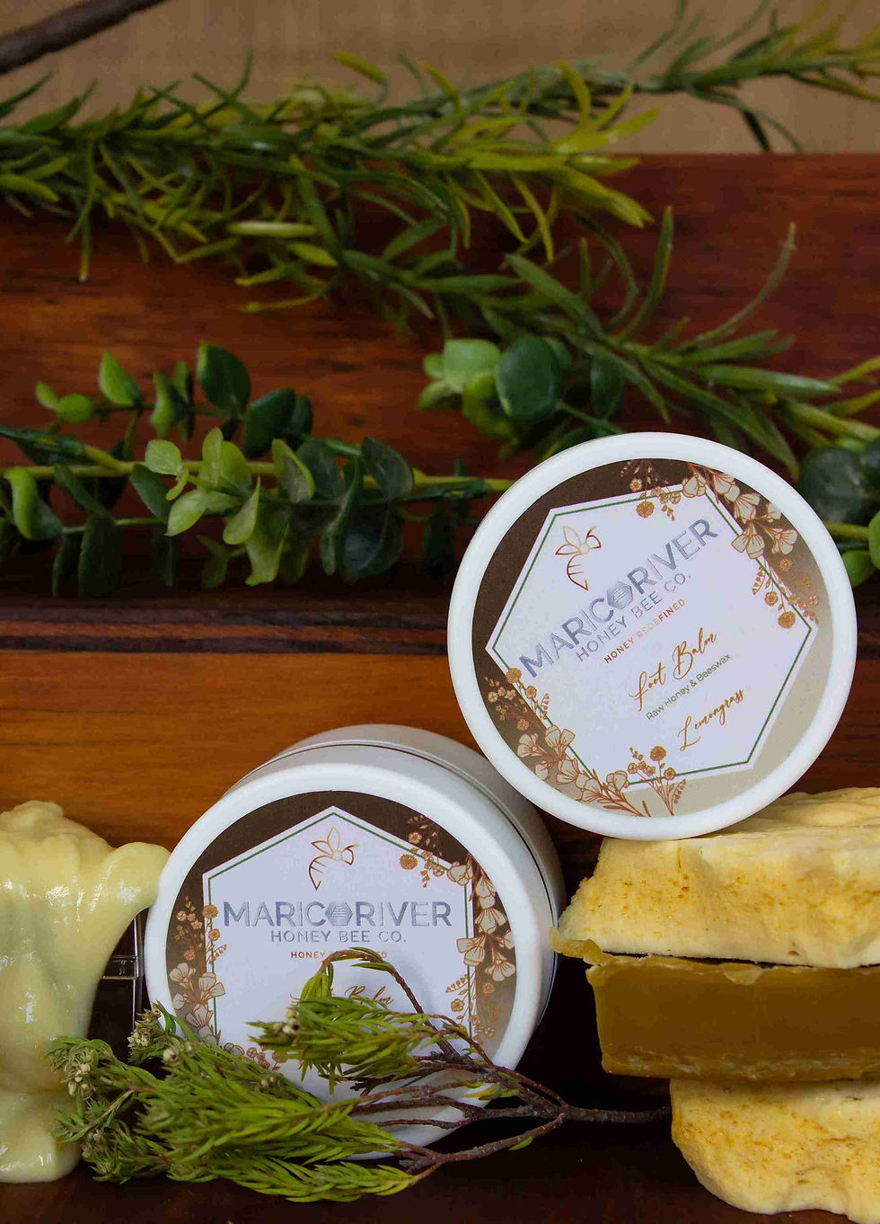 Whipped Foot Balm with Raw Honey and Beeswax Product