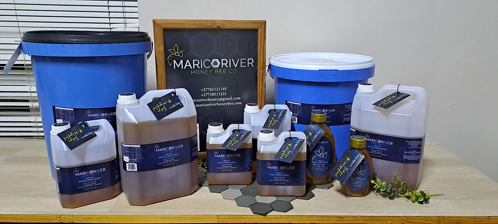 Marico River Honey Bee Co Product Range