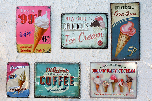 Ice Cream Classic Signs