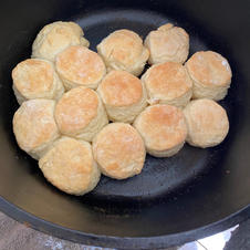 Biscuits in a Dutch Oven