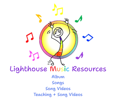 Lighthouse Music For Kids icon: albums, songs, and teaching song videos for children’s learning