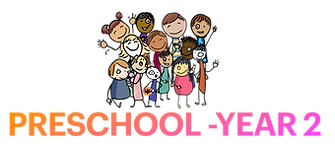 Preschool – Year 2 button: young children illustration linking to Personal Development & Wellbeing Music Resources