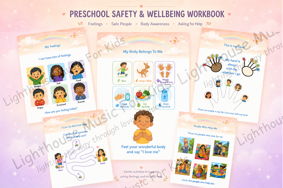 Thumbnail: Preschool Safety & Wellbeing - My Hand of Trust Unit