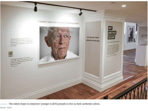 They lived a 'double life' for decades. Now, these gay elders are telling their stories.