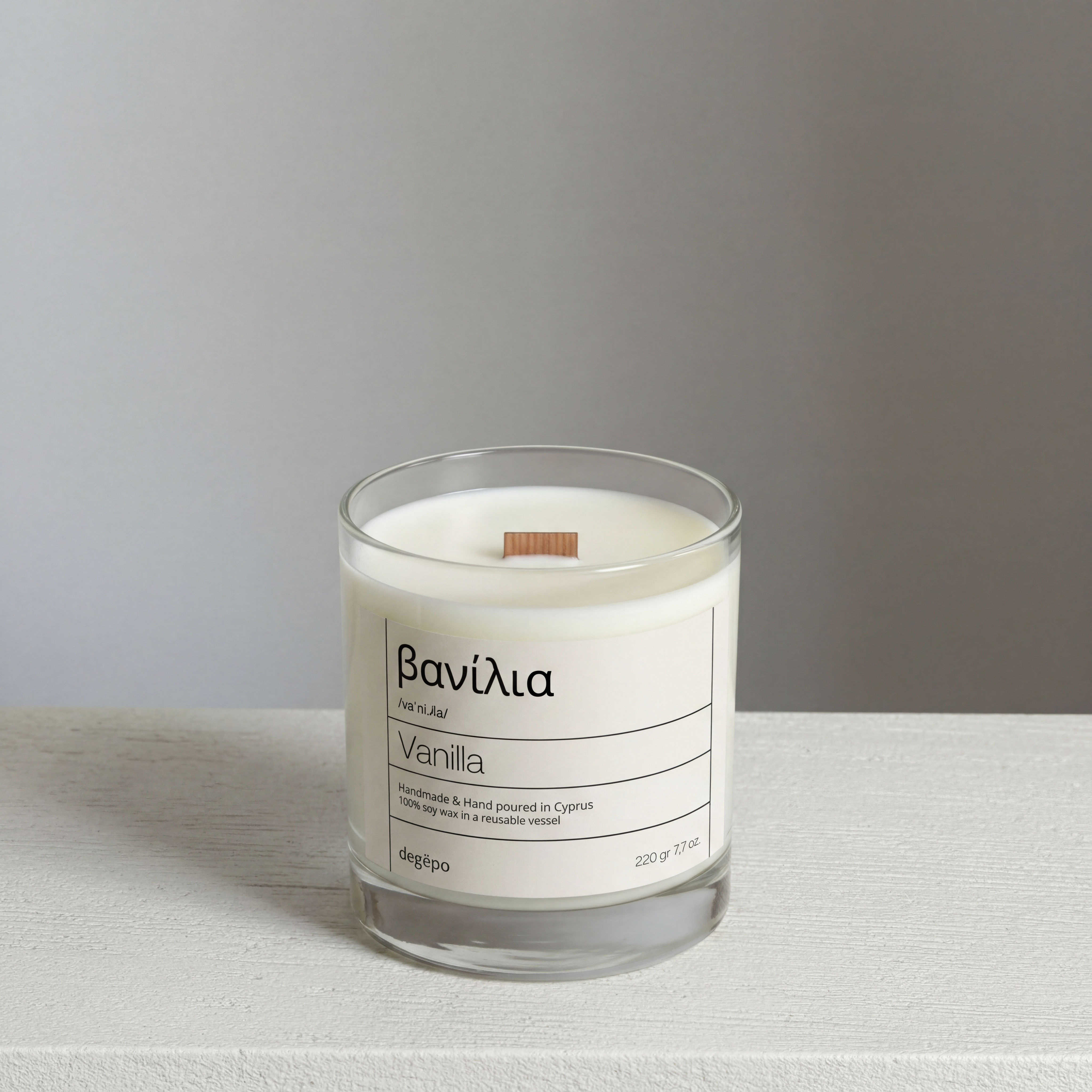 βανίλια (vanilla) candle
