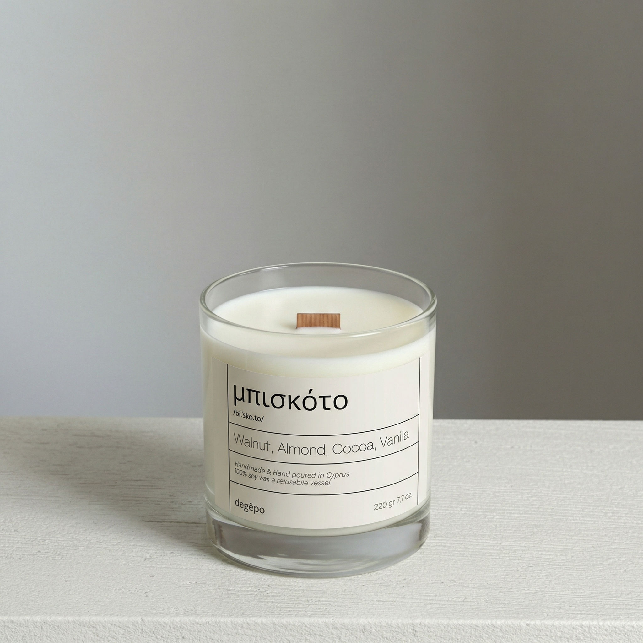 μπισκότο (cookie) candle