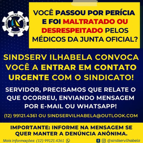 Você passou por perícia médica e foi maltratado ou desrespeitado pelos médicos da Junta Médica Oficial?