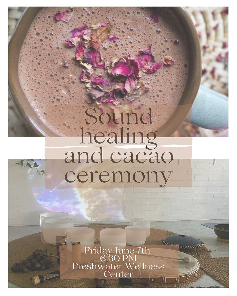 Sound healing and cacao ceremony with Carolina
