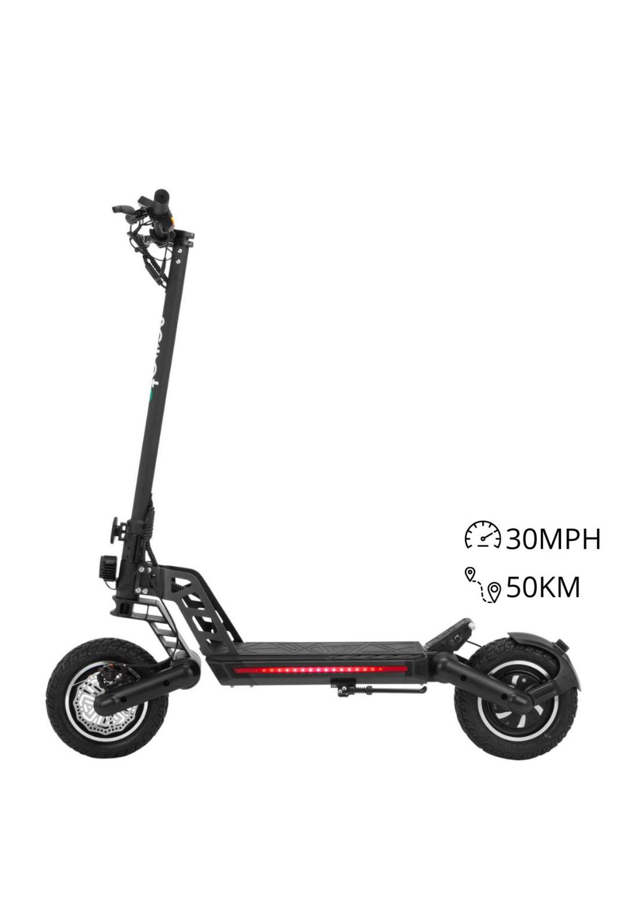 THE DARK KNIGHT FOLDING ELECTRIC SCOOTER BLACK(KUGOO G2 PRO)