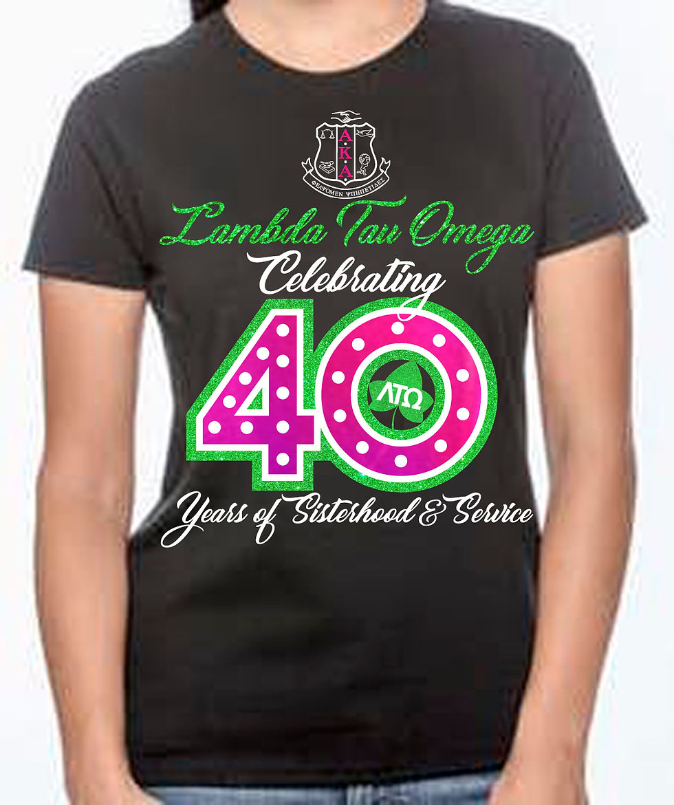 AKA-LTO 40th Anniversary TShirt