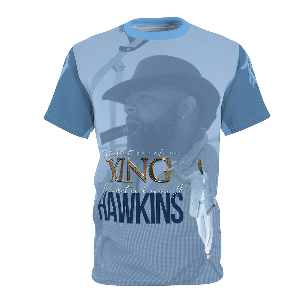 Celebrating King "D" - Unisex AOP Cut & Sew T-Shirt