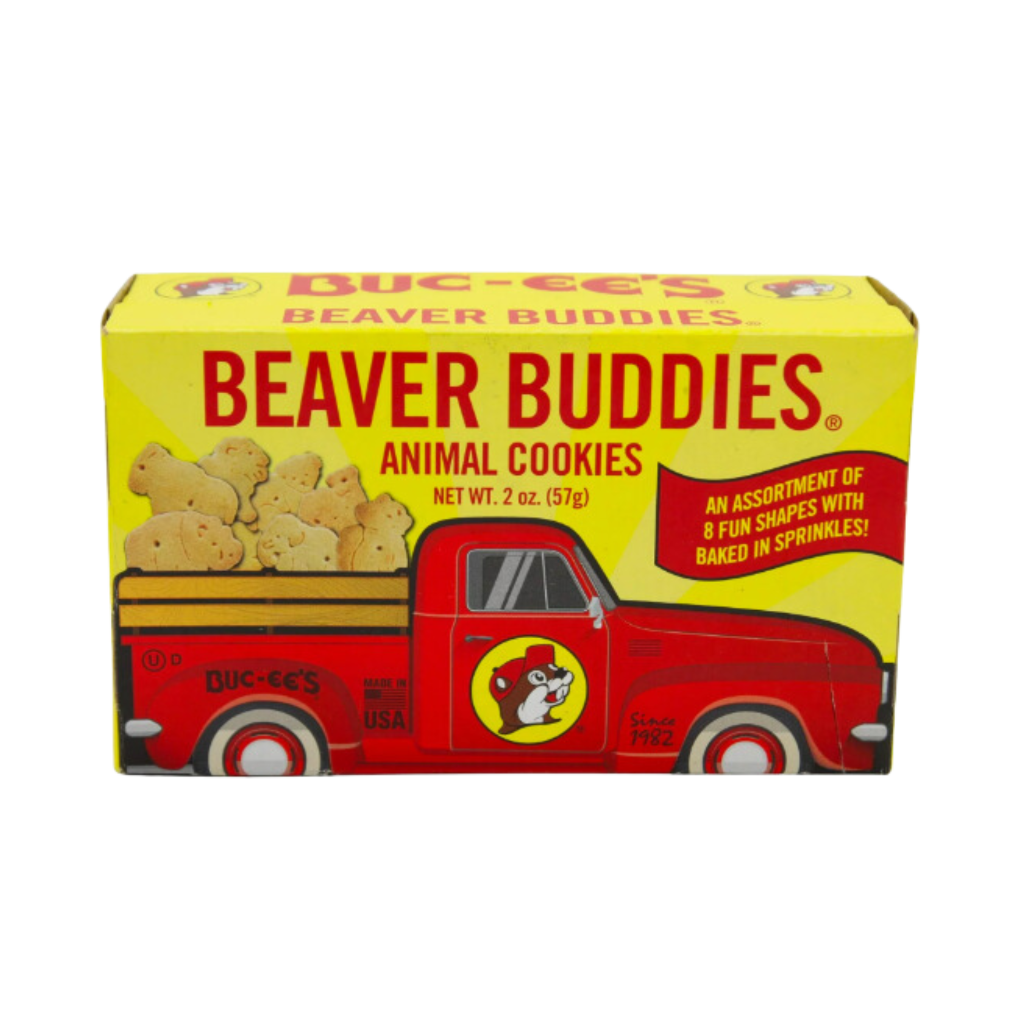 Buc-ee's Beaver Buddies Animal Cookies Front of Box