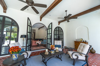 Hollow Beams with decorative corbels