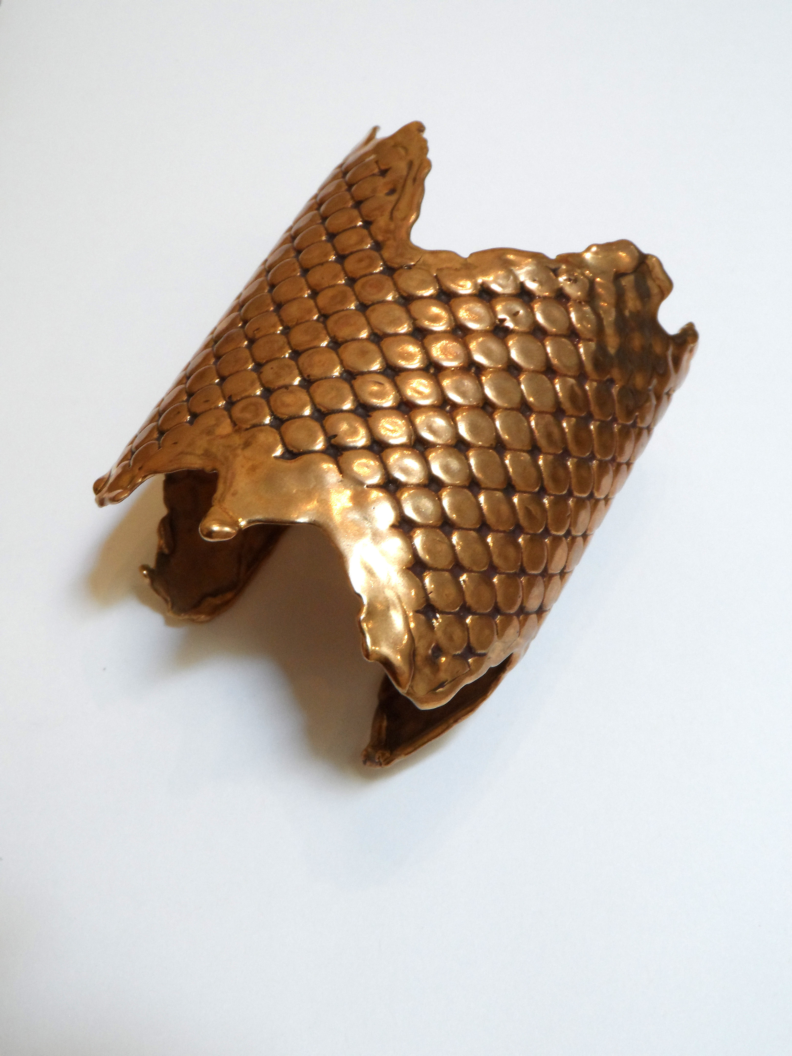 Bronze bangle by Kenly Warren