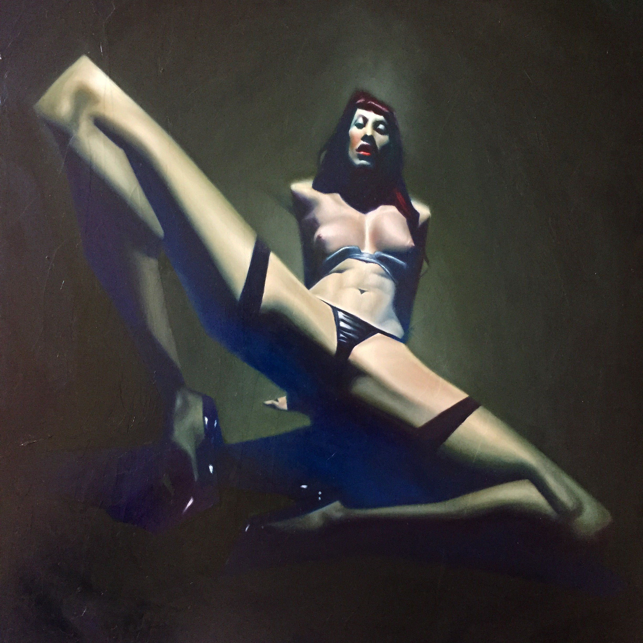 Naughty Woman In Blue