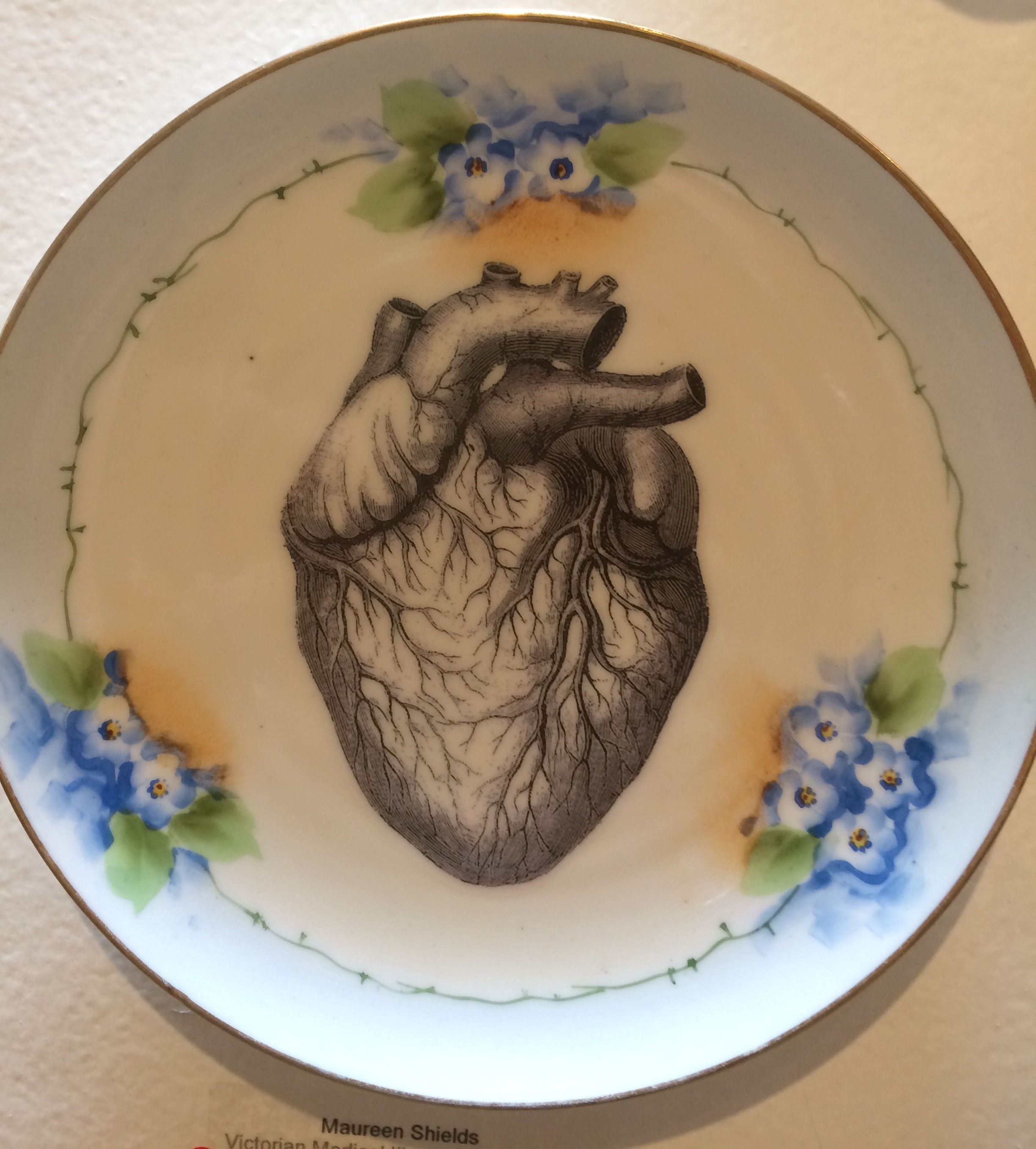 "Victorian Medical Illustration - Heart" - SOLD