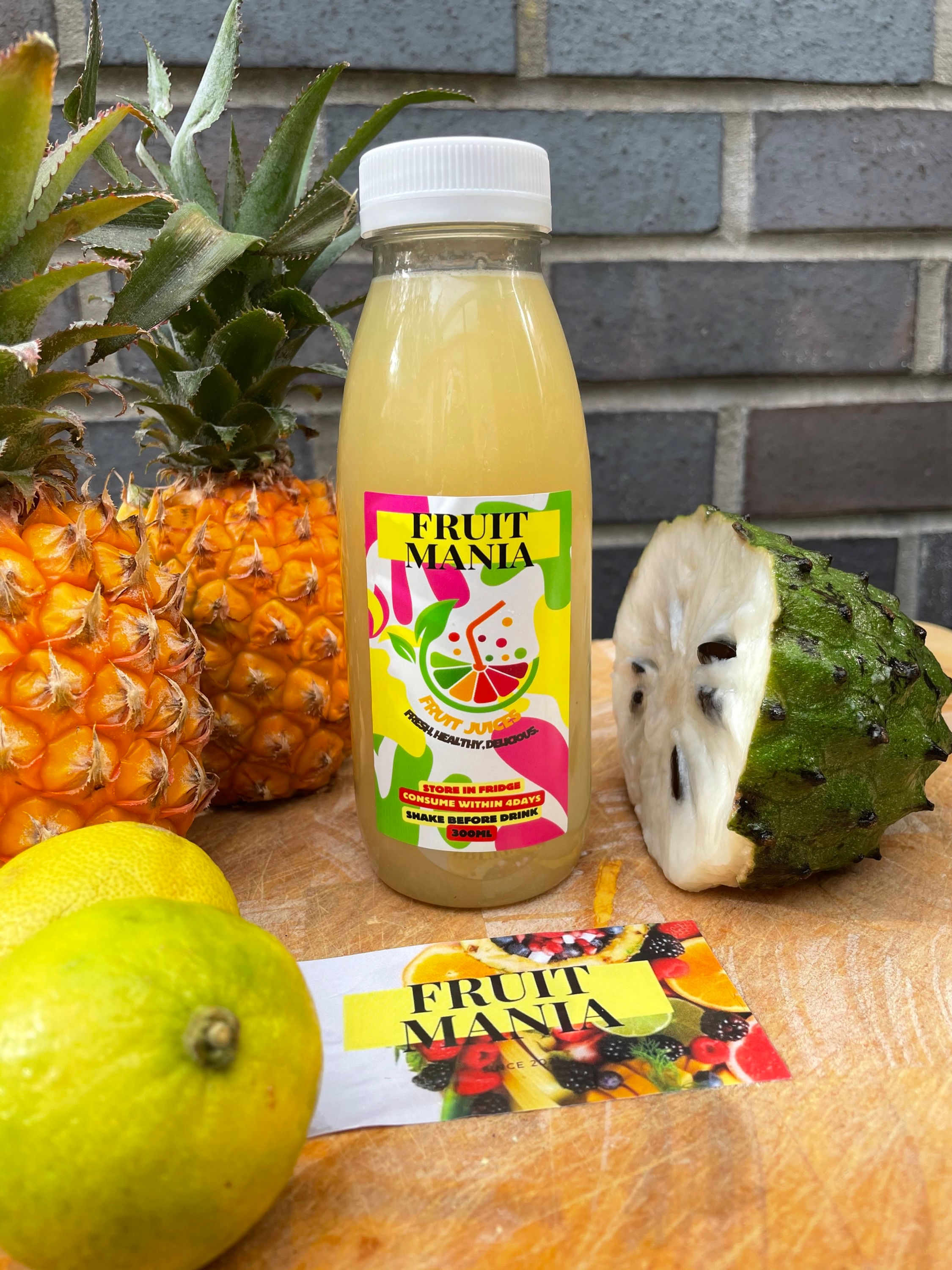 Soursop, Pineapple and Lime Juice 