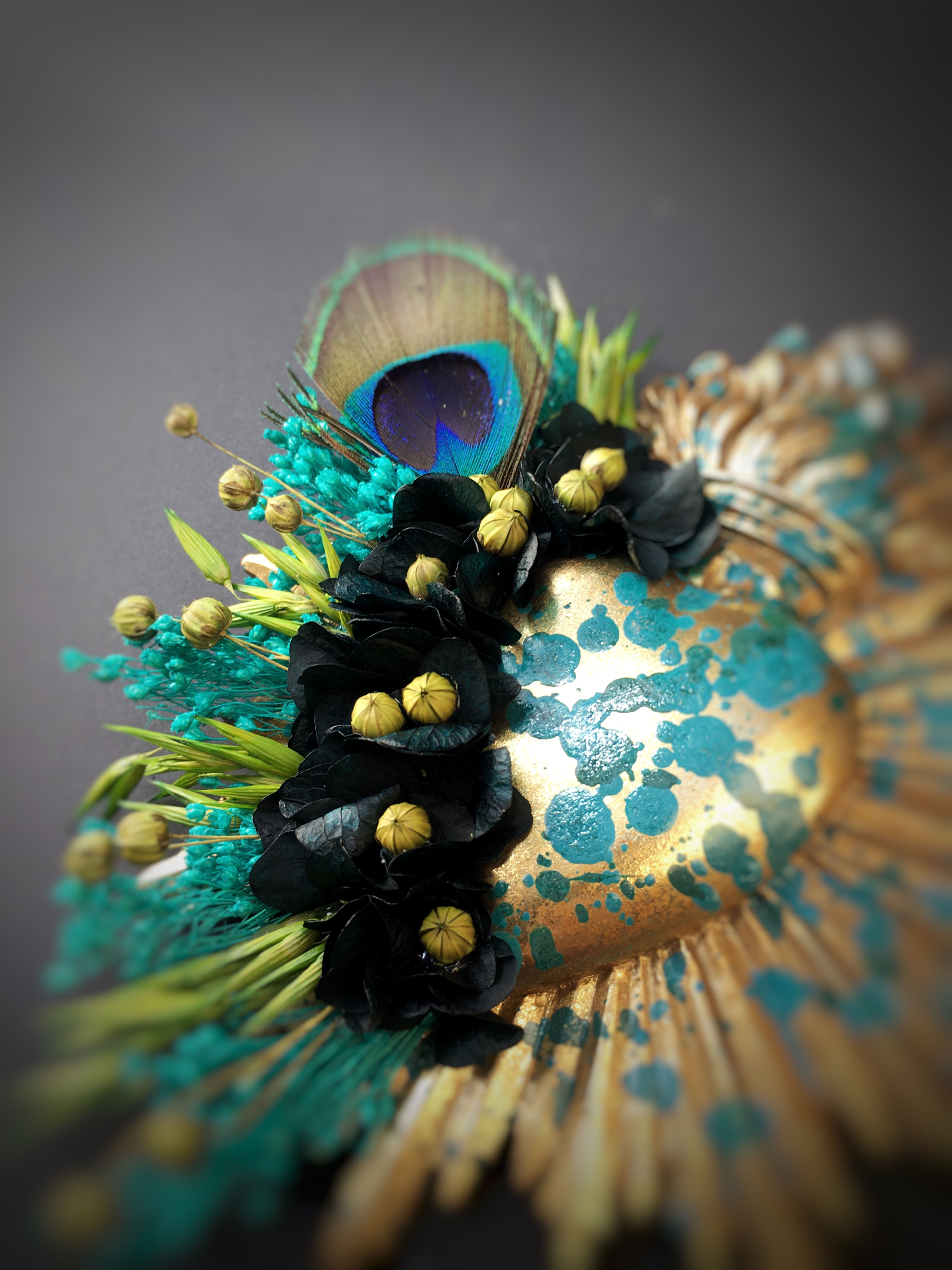 Cœur Sacré VERT PAON 2