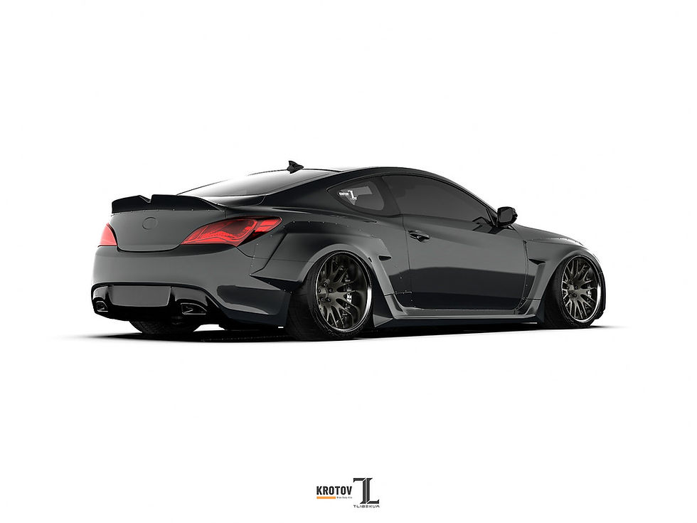 Thumbnail: Hyundai Genesis Coupe 2008-2016 Rear Ducktail Spoiler Krotov