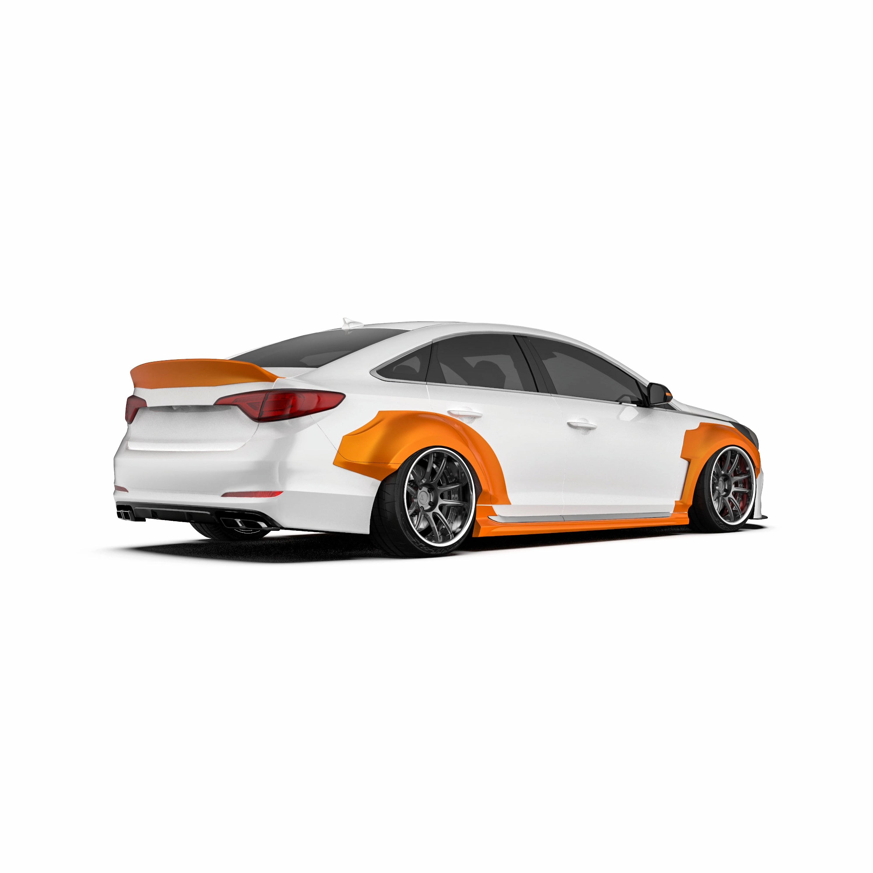 Hyundai Sonata 2014-2017 Spoiler V2.