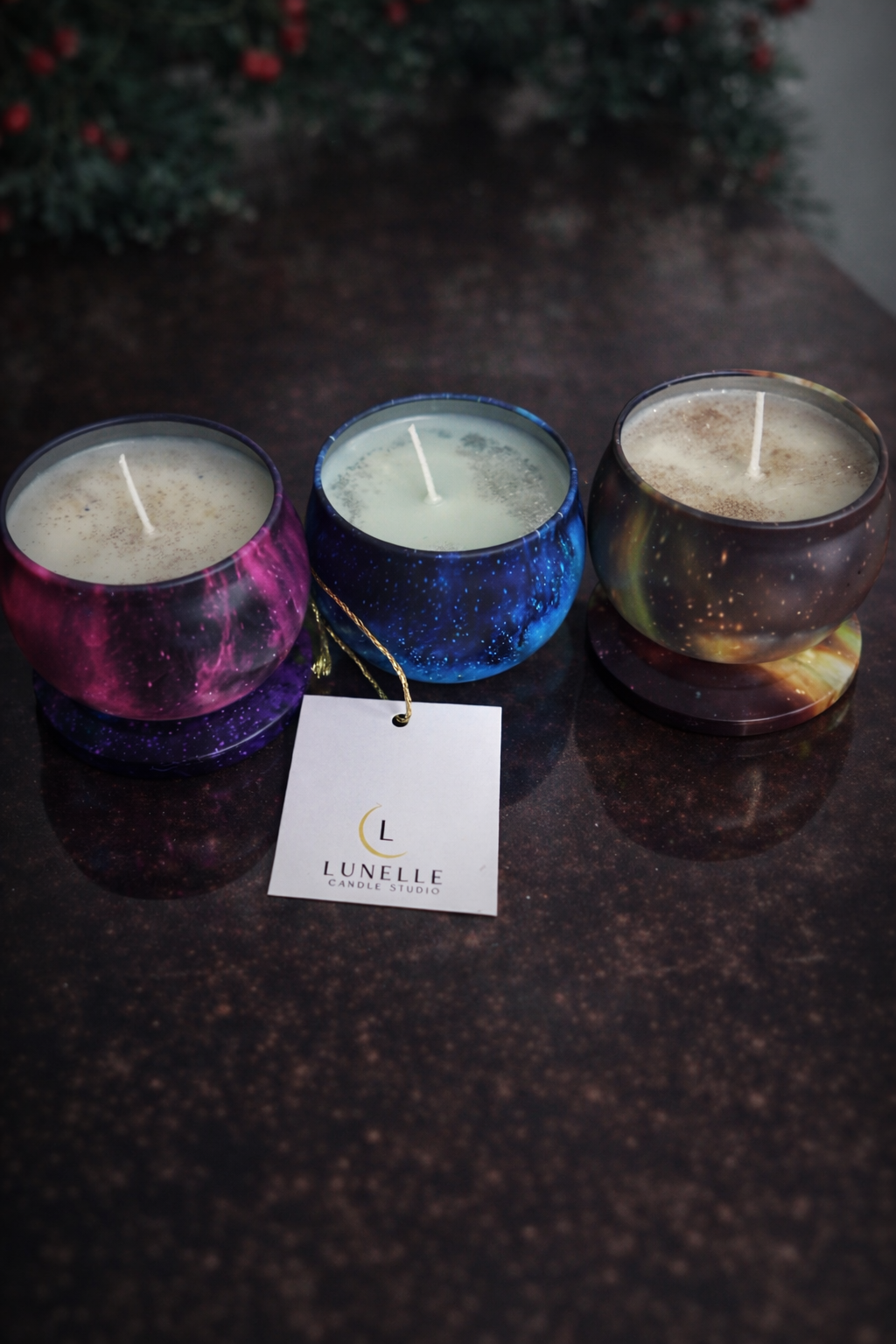 Cosmic Candle By L U N E L L E Candle Studio