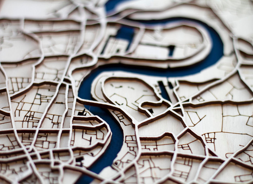 Thumbnail: Wooden Map of Any City