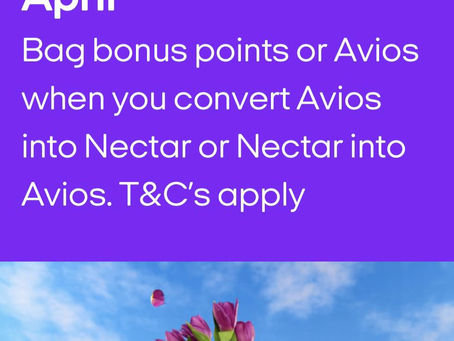 Nectar and Avios are Running an Easter Bonus This April, and It Works Both Ways