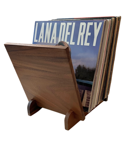 TOO WOOD Record Shelfオーク paddlers coffee Solid Walnut Wood Vinyl Record Holder - Flip Display | The