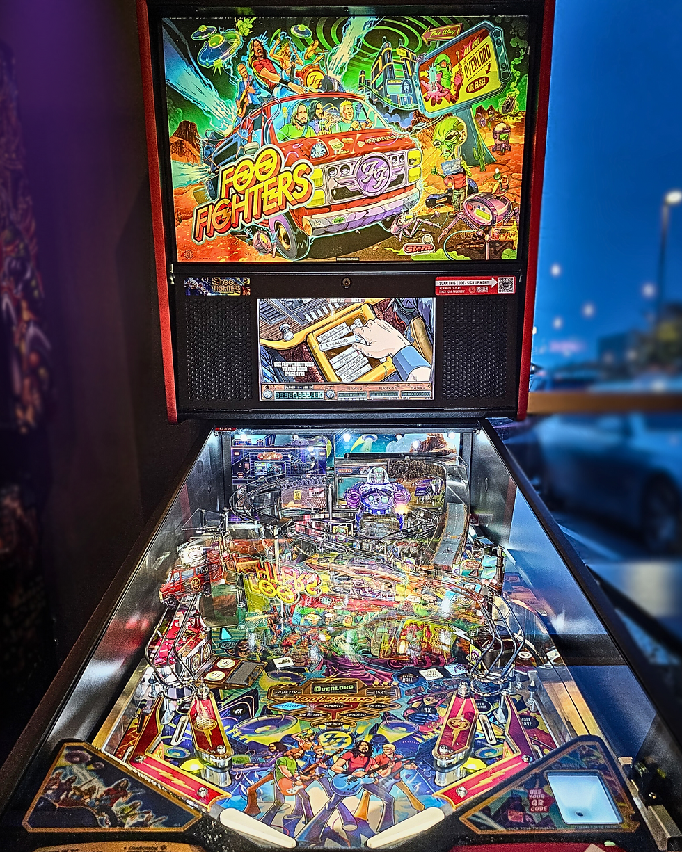 Foo Fighters Pinball at Arcade 92