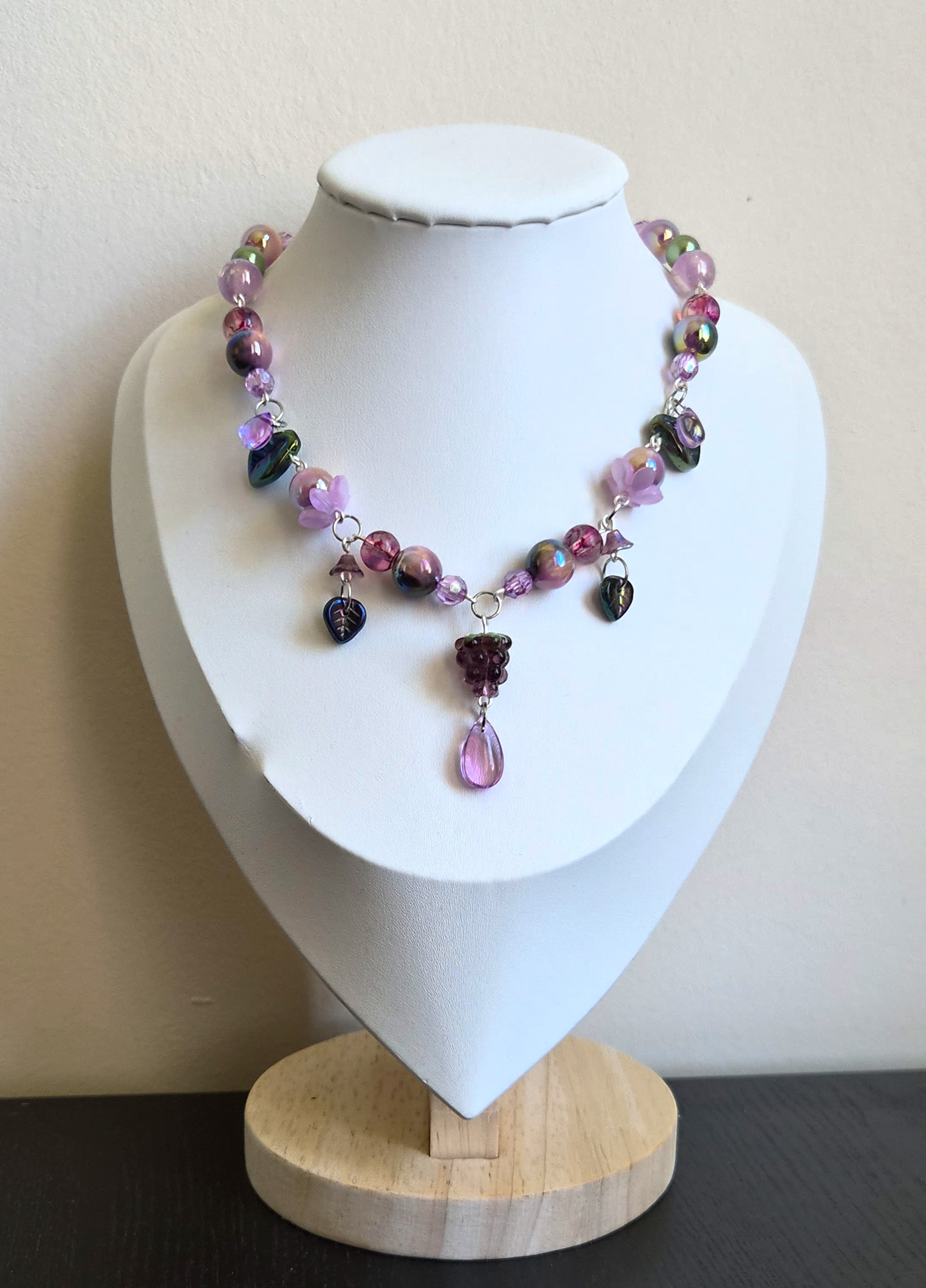 Purple Berry Necklace