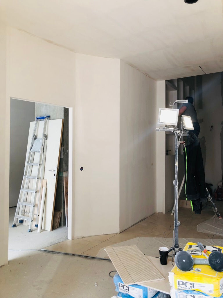 Pendant le chantier