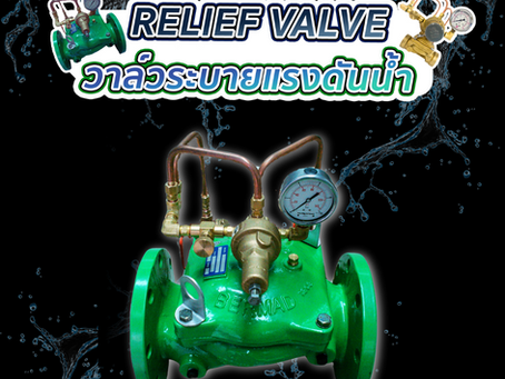 Relief Valve – ทำความรู้จักกับวาล์วระบายแรงดันที่ช่วยปกป้องระบบท่อของคุณ