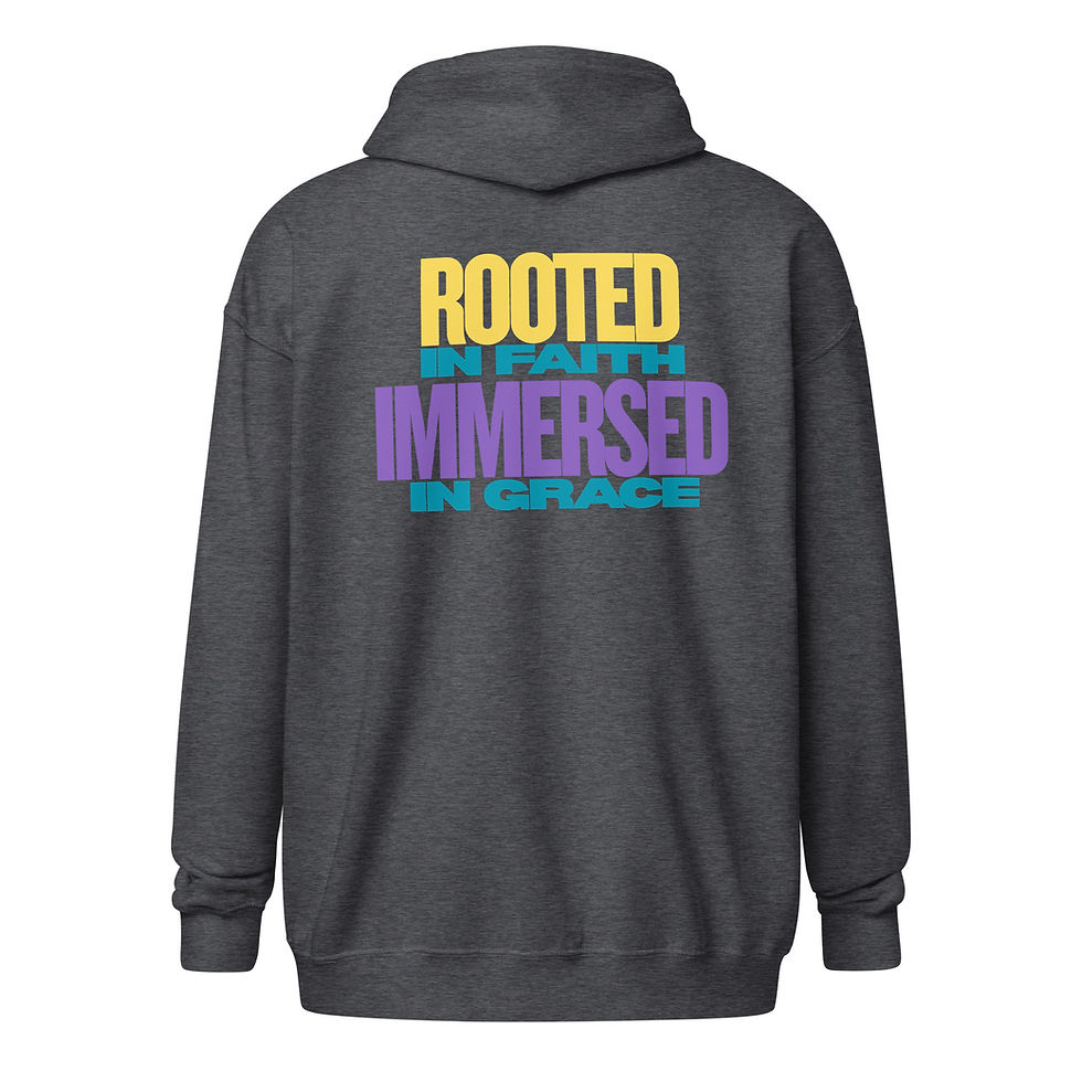 Thumbnail: Submerged in salvation-Unisex heavy blend zip hoodie