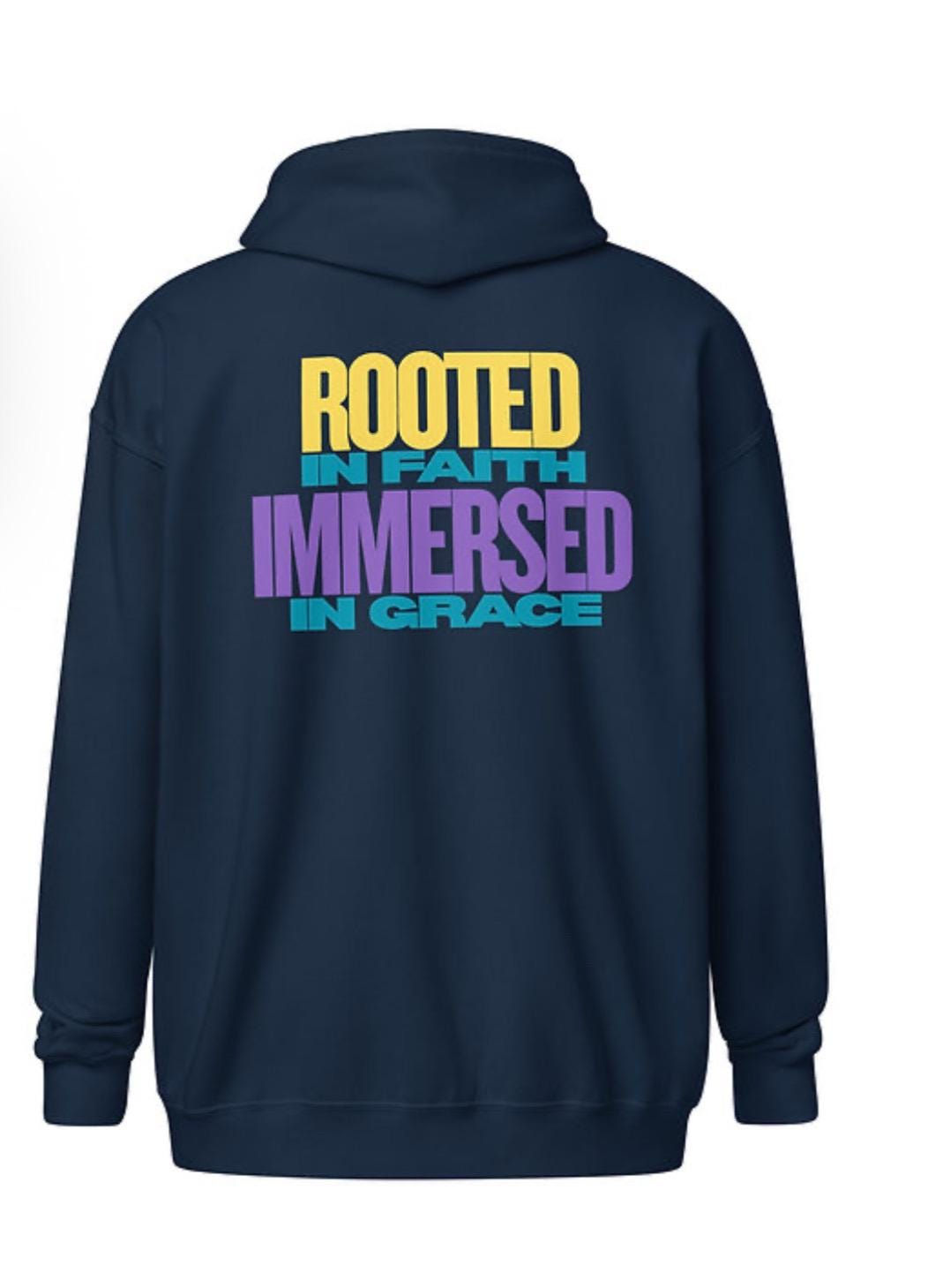 Submerged in salvation-Unisex heavy blend zip hoodie