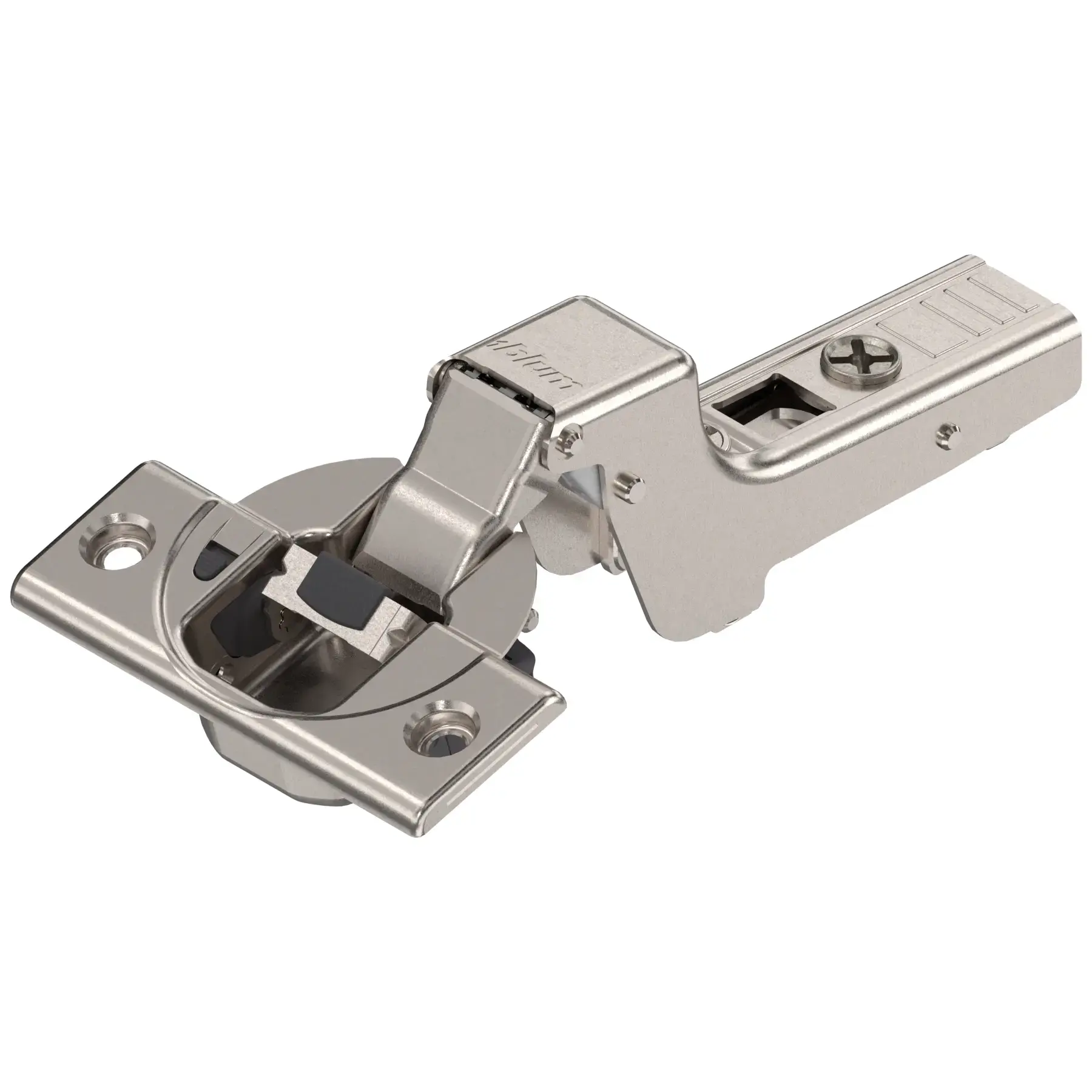 BLUM Profile Hinge 95DEG Sprung N.P. Half Crank - 71B9650