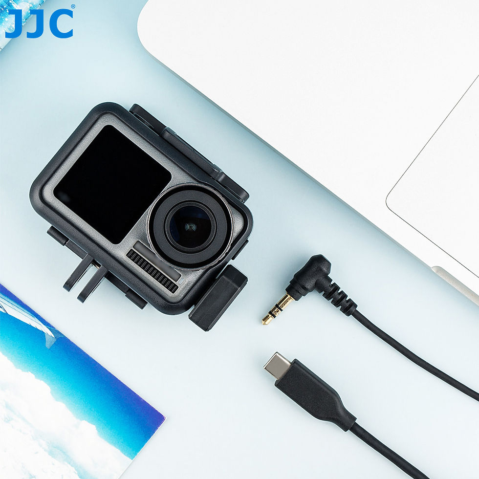 Miniatura: JJC USB-C 3.5mm Mic Adapter Only for DJI Osmo Action 1 Audio Adapter Vlogging Ac