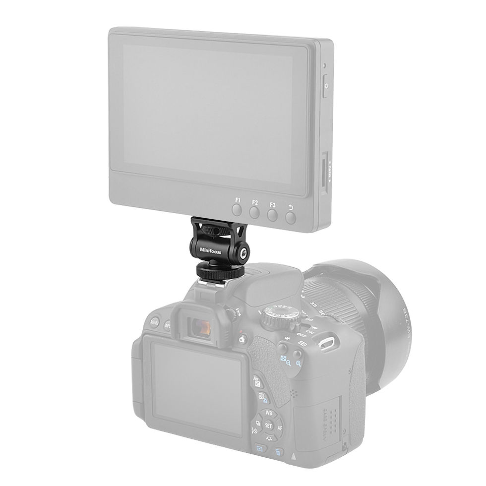 Miniatura: Minifocus Monitor Holder Cold Shoe Mount for Camera Field Monitors Microphone Ho