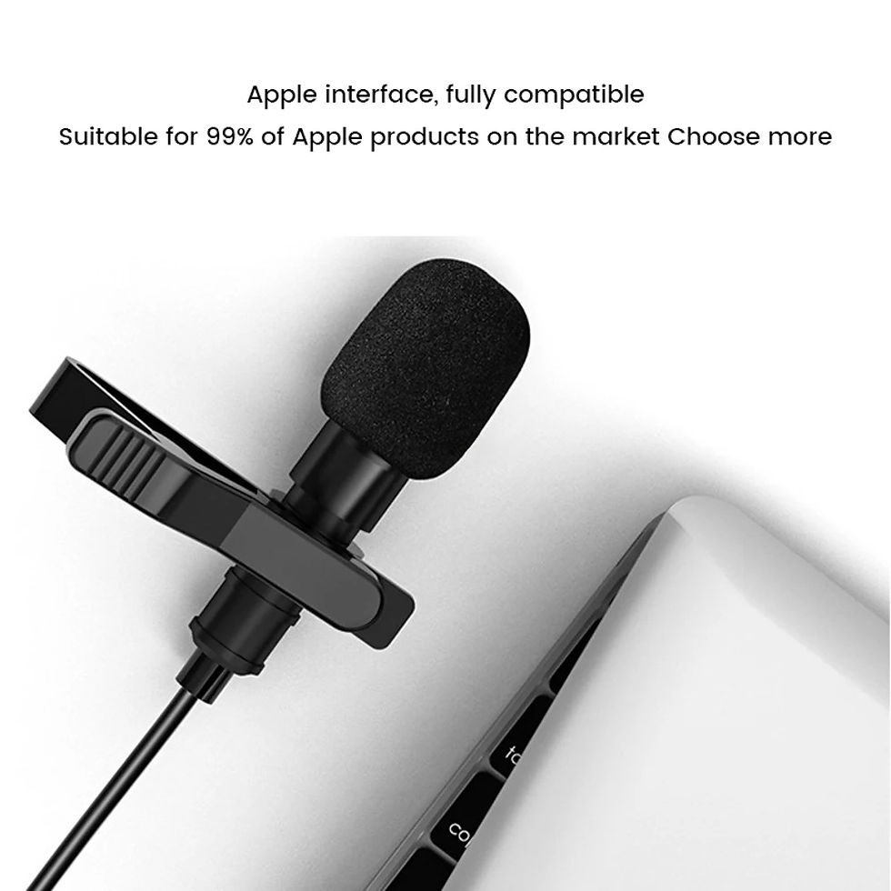Miniatura: 1/2/3PCS  Lavalier Microphone For DJI OSMO Pocket 3/Action 2/Action 3/Action 4 H