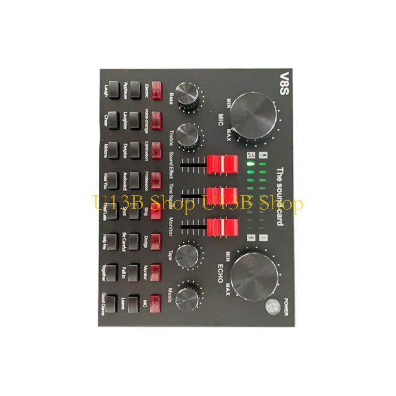 Miniatura: U13B Studio Grade USB Sound Interfaces Clear Voice Real Time Monitoring For Cont